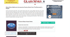 Desktop Screenshot of glass-sinks.us